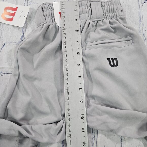 LOT OF 2 Wilson KIDS SIZE XS Gray Baseball Softball Pants - Picture 6 of 12